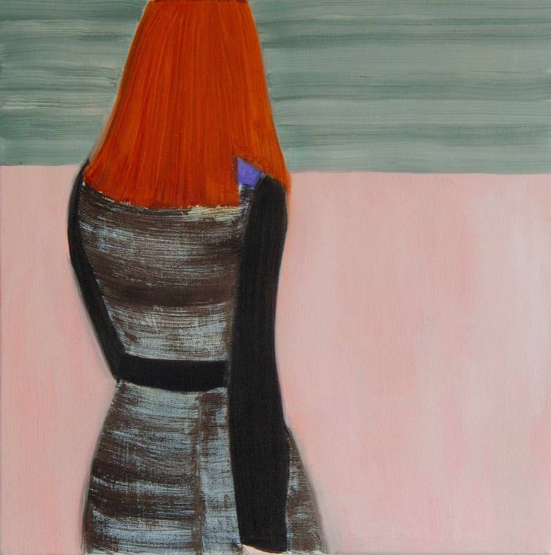 Dorothea Trapp: 2012, Figur, 40 x 40 cm, Öl auf Leinwand