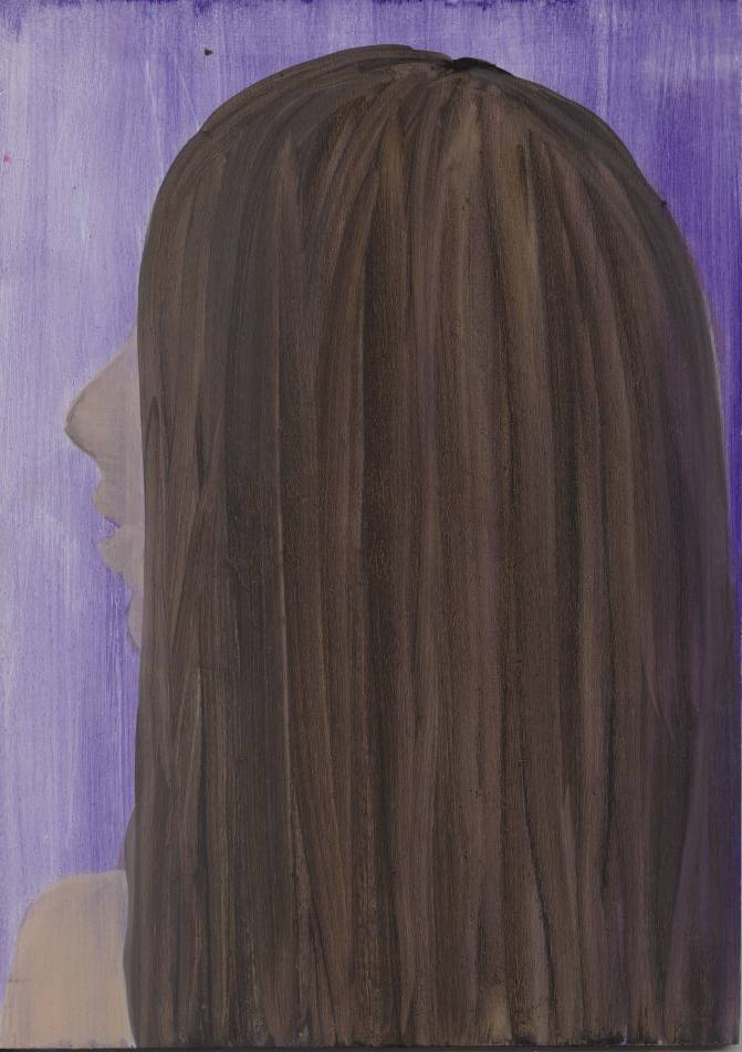 Dorothea Trapp: 2013, Jalouse 1, 30 x 21 cm, Öl auf Holz